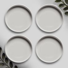 Load image into Gallery viewer, 4 Inch Matte White Ceramic Plant Pot Saucer (4 Pack)