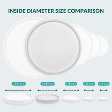 Load image into Gallery viewer, 12 Inch Ceramic Saucer - Matte White