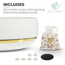 Load image into Gallery viewer, 10 Inch Succulent Bowl with Saucer