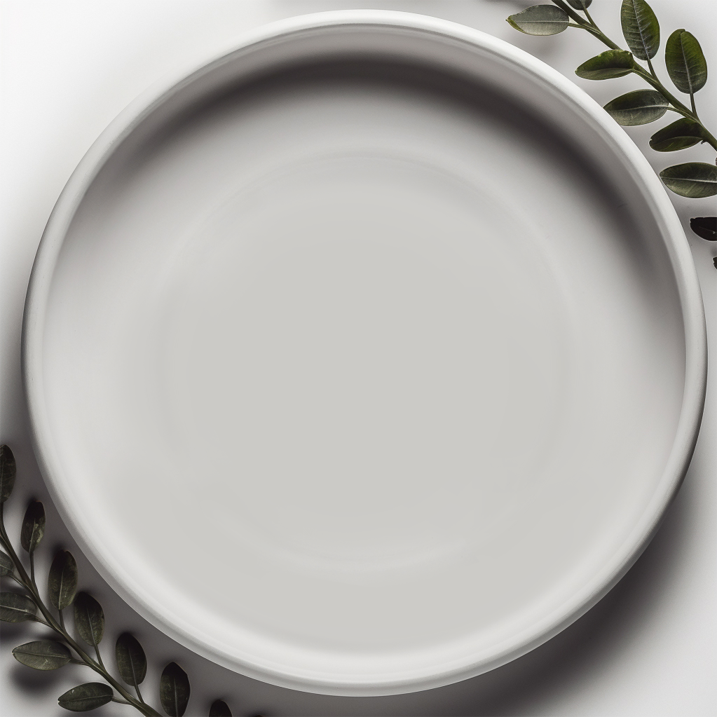12 Inch Ceramic Saucer - Matte White