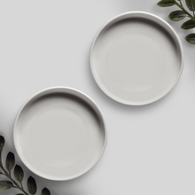 Load image into Gallery viewer, 6 Inch Matte White Ceramic Plant Pot Saucer (2 Pack)
