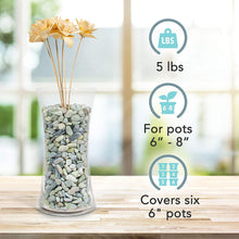 Load image into Gallery viewer, Decorative Rocks - Blue, Green, Grey - 10-20 mm - 5lb Bag
