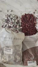 Load and play video in Gallery viewer, Decorative Rocks - Blue, Green, Grey - 10-20 mm - 5lb Bag
