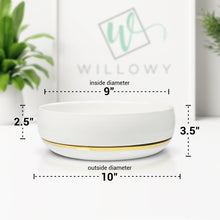 Load image into Gallery viewer, 10 Inch Succulent Bowl with Saucer
